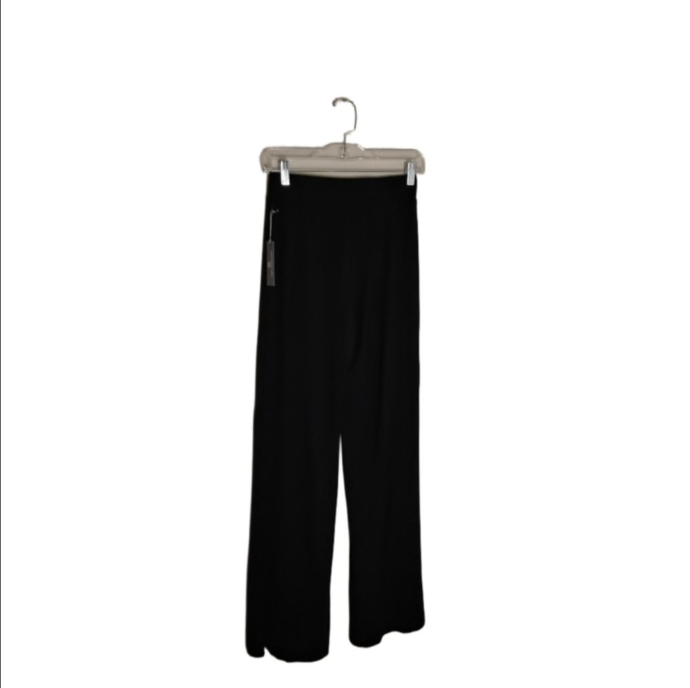 Tart Women's S Navy Stretchy Slinky Wide Leg Pull-on High Rise Pant New With Tag - Picture 2 of 5